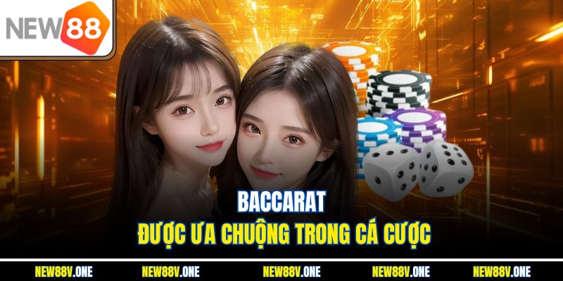 Baccarat được ưa chuộng trong cá cược